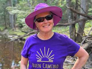 Peg Leonard, North Yarmouth: Casco Bay Trails Town Trail Blazer